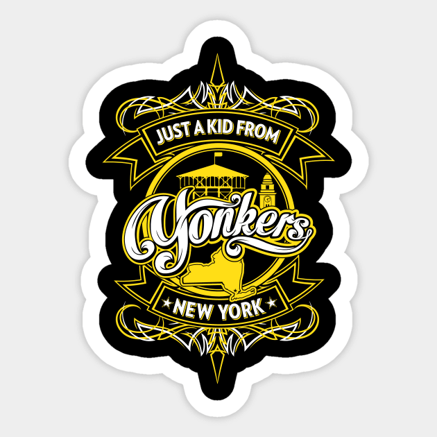 Just a Kid from Yonkers, NY Sticker by JP